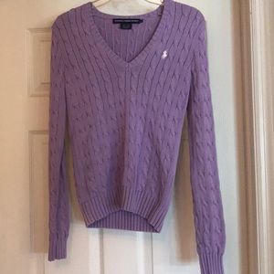 Ralph Lauren Sport small purple sweater